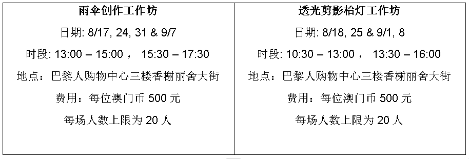 澳门巴黎人推出“乐享法式生活”缤纷活动